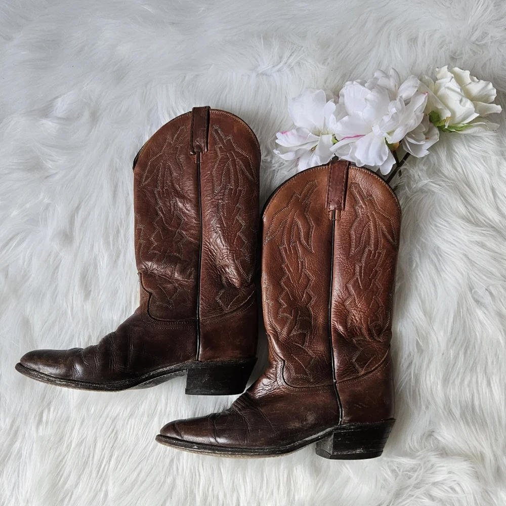 Dan Post 8.5D Cowboy Boots - Picture 1 of 5